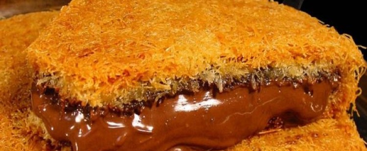 طريقة عمل كنافة بالنوتيلا