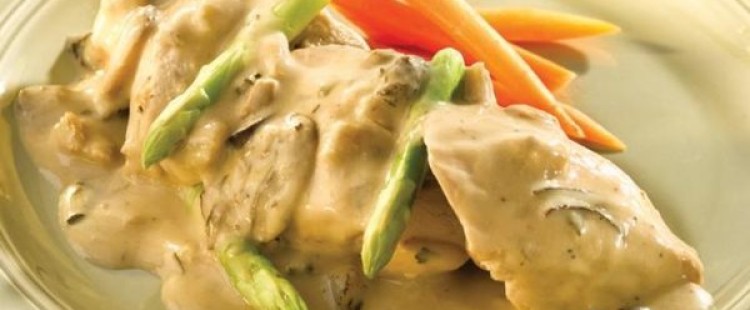 طريقة تحضير دجاج بالكريمة